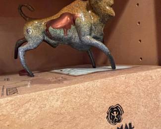 Primal Visions Timeline Buffalo Sculpture