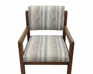 MidCentury Modern Armchair with Upholstered Seat and Back