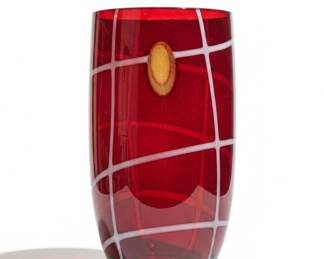 Murano Art Glass Vases Reticello Technique second image