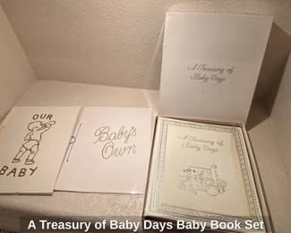 A Treasury of Baby Days Baby Book Set