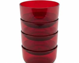 Ruby Red Luminarc Tumblers