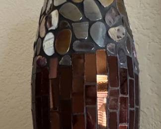 Mosaic Glass Vase