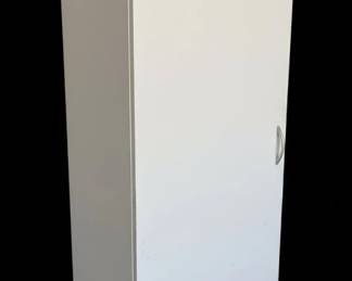 White Metal Garage Storage Cabinet