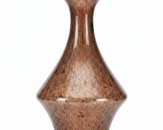 Dale Tiffany Aventurine Art Glass Vase