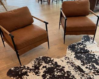 Pair of Modern Club Chairs
