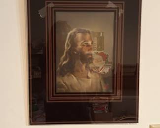 Art deco glass frame