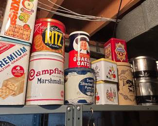 Vintage tins