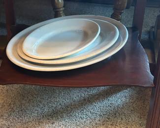 Ironstone platters