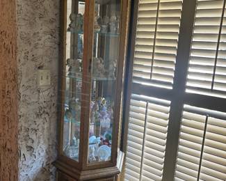 Corner curio fill of Precious Moments