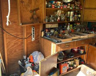 Shed full of items