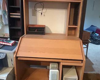 Several computer desks