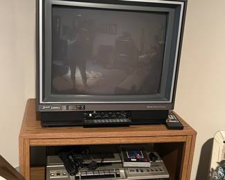 Great gaming tv with paperwork
