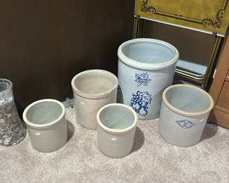 Several crocks