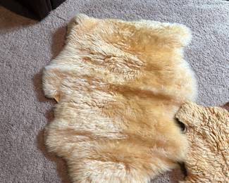 IKEA sheep skin rugs