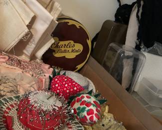 Lots of pin cushions