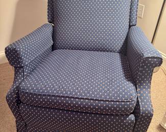 Item #38  -  BarcaLounger Recliner - Navy               $60