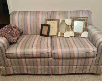 Item #15 - Stripe Sleeper Sofa       $110