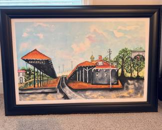 Beautiful art by local Decatur artist Frances Tate!