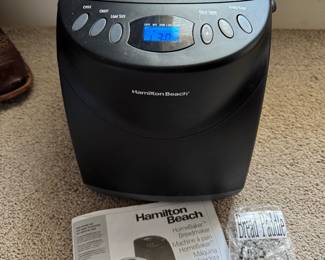 Item #36  -  Hamilton Beach Bread Maker       $36 