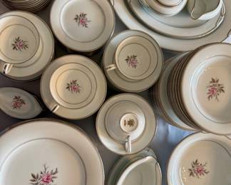 Item #56  -  Noritake "Roanne"   84 pieces             $200