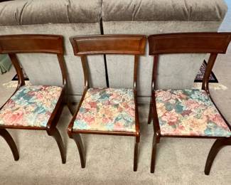 Item #34 - Chairs - left to right    -     #1/#2/#3           $20 EACH