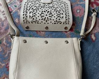 Item #46  -  Brighton Cream Purse c detachable flap        $50