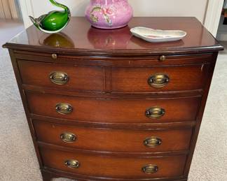 Mahogany Chest w/pullout writing piece