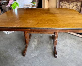 Item #50  -  Wood Table - great for crafts      42" x 60"        $64