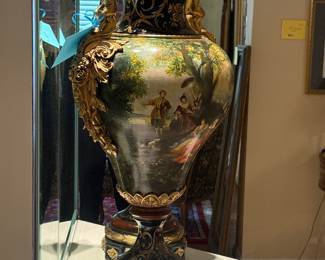 Hand Painted Urn