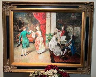 Rococo Court Scene
