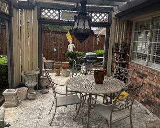 BEAUTIFUL Outdoor Decor and Seating Area
