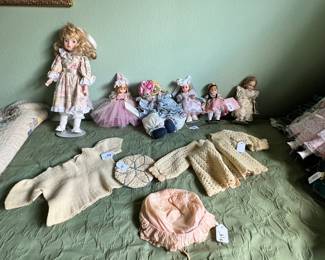 Vintage Dolls and Clothes