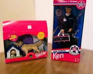 Nostalgic – Air Force Ken Barbie Stars 'n Stripes & My Pretty Pony Plush Playset