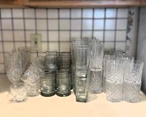 Large Assorted Glassware Lot