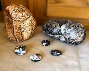 Signed Hand-Painted Sculpture by P Knorr