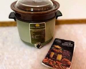 Retro Sunbeam Crocker-Cooker-Fryer Electric Cooker