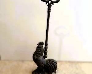 Cast Iron Rooster Doorstop