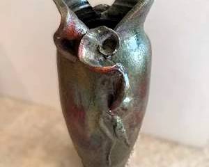 Handcrafted Pottery Vase - Signed Yale B3597