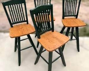 Set of 4 Canadian-Made Bar Stools