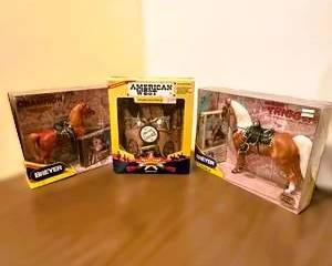 American West Double Holster and Breyer Horse Collectibles including Roy Roger's "Trigger" and Gene Autry's Champion