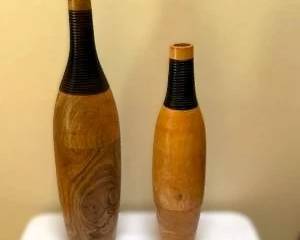 Pair of Pacific Rim Interiors Thailand Decorative Floor Vases