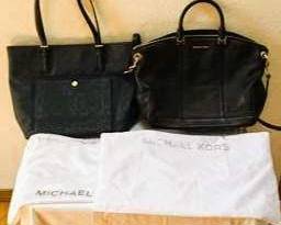Michael Kors Handbag Collection – Pebbled Leather Tote & Satchel Pair