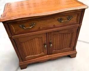 Vintage Oak Server Cabinet / Sideboard