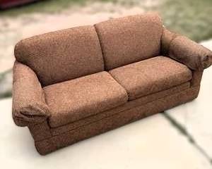 La-Z-Boy Brown Upholstered Sofa