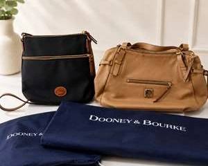 Dooney & Bourke Handbag Pair – Pebbled Leather Satchel & Crossbody