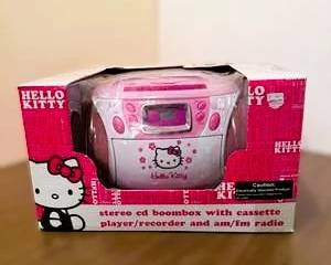 Brand New Hello Kitty Portable Stereo Boombox