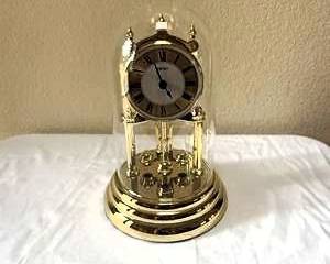 Seiko Anniversary Clock Under Glass Dome