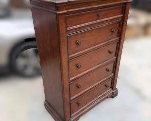 Traditional Cherry-Finish Chest of Drawers
