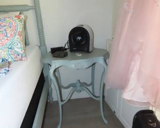 Shabby chic end table.