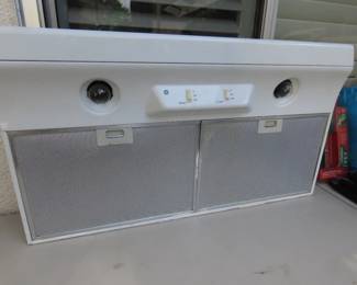 Stove hood extractor fan.